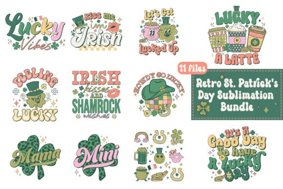 Download Retro St. Patrick's Day PNG Bundle - St. patrick's Collection
