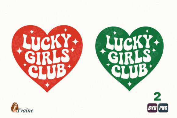 Download Lucky Girls Club Heart St Patrick's SVG - Premium Resources