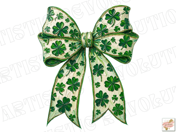 Download Brushstroke St Patrick's Png Bow Png - Premium Resources