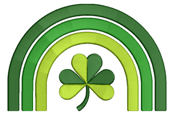 Download St. Patrick's Rainbow Clover - St. patrick's Collection