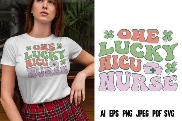 Download One Lucky Nicu Nurse St. Patrick's Shirt - St. patrick's Collection