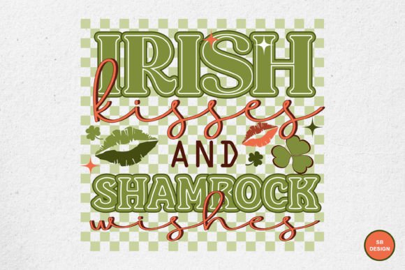 Download St. Patrick's Day Tshirt Irish Kisses - Irish Collection