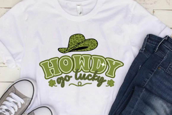 Download St. Patrick's Day Tshirt Howdy Go Lucky - St. patrick's Collection